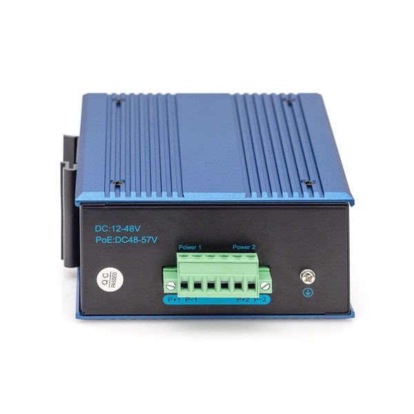 DIGITUS DN-651149 4x GbE Lan port 2x SFP PoE 100W port menedzselhető ipari switch