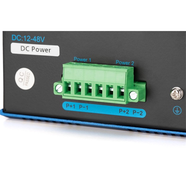 DIGITUS DN-651150 8x GbE Lan port 2x SFP port menedzselhető ipari switch