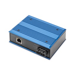 DIGITUS DN-652101 1x GbE Rj45 1x SC duplex multimódusú 0,5km ipari média konverter