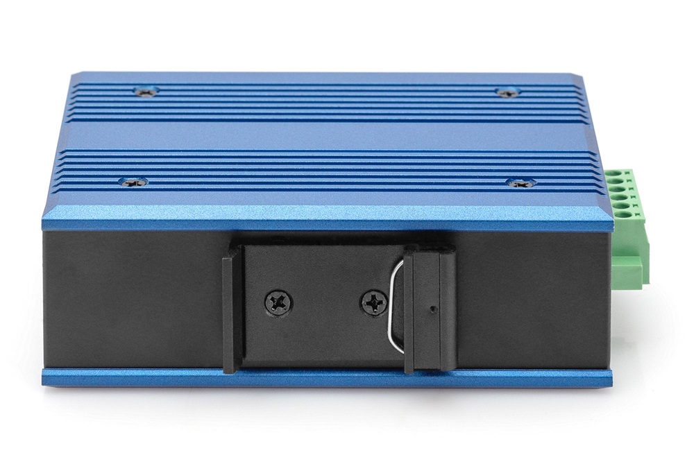 DIGITUS DN-652102-1 Gigabit 1x GbE Lan port 1x SC duplex monomódusú 20km ipari média konverter