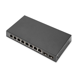 DIGITUS DN-80067 8x GbE Lan port 2x SFP port nem menedzselhető asztali switch