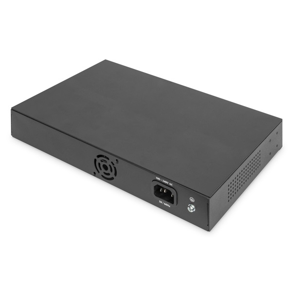 DIGITUS DN-80112-2 1U 19" 16x GbE Lan nem menedzselhető switch