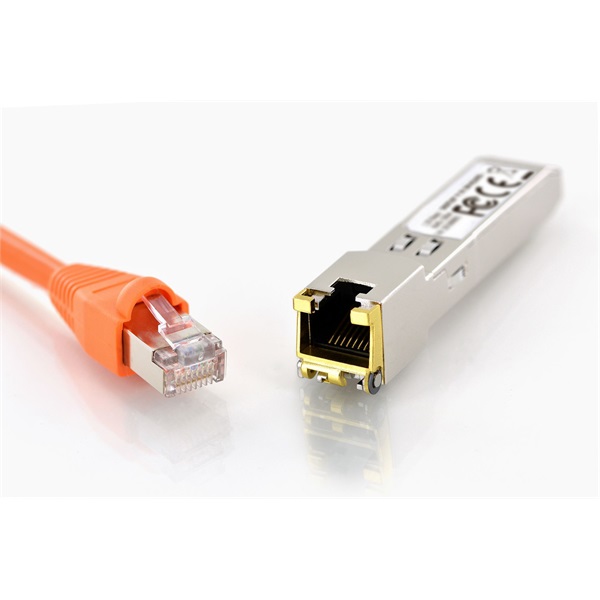 DIGITUS DN-81005 Gigabit 1.25 Gbps 10/100/1000Base-T 100m RJ45 Réz modul