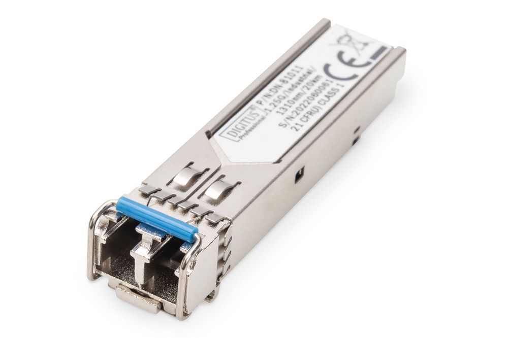 DIGITUS DN-81011 Gigabit 1.25Gbps monomódusú LC 20km SFP modul