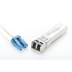 DIGITUS DN-81201-01 10 Gigabit monomódusú DDM LC Duplex 10km HP kompatibilis SFP+ modul