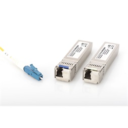 DIGITUS DN-81204 10 Gigabit monomódusú BiDi egyszálas DDM Tx1270/Rx1330 10km SFP+ modul