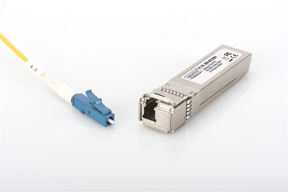 DIGITUS DN-81204 10 Gigabit monomódusú BiDi egyszálas DDM Tx1270/Rx1330 10km SFP+ modul