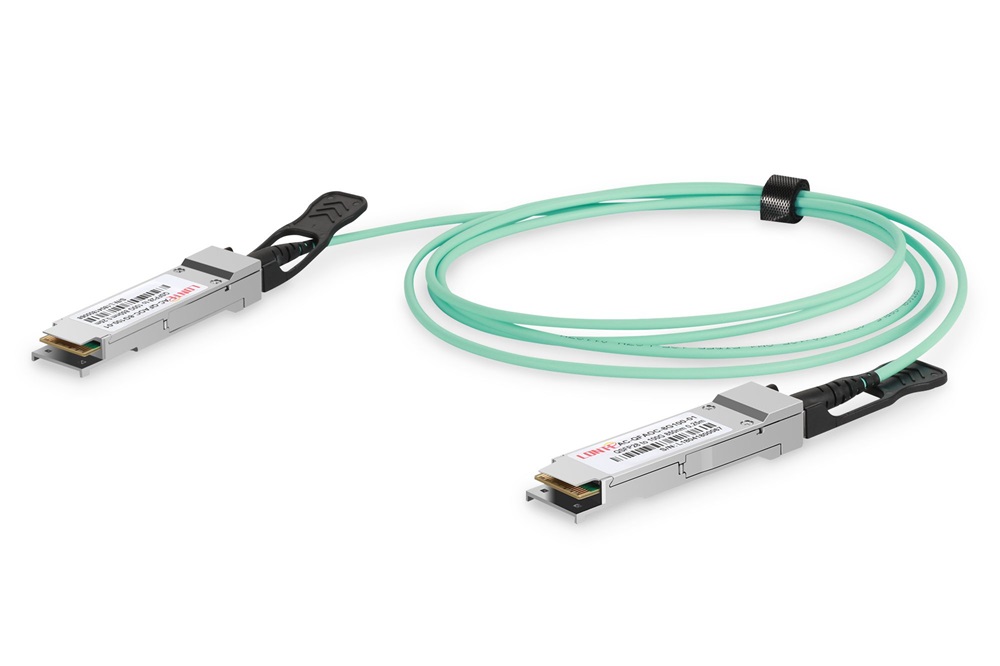 DIGITUS DN-81626 100 Gigabit QSFP28 aktiv optikai AOC kábel 10m