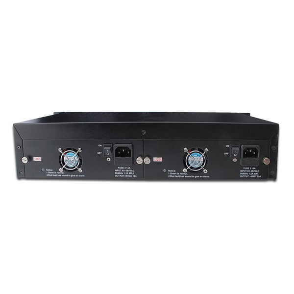 DIGITUS DN-82000 19" 1U 14 férőhelyes média konverter sasszé