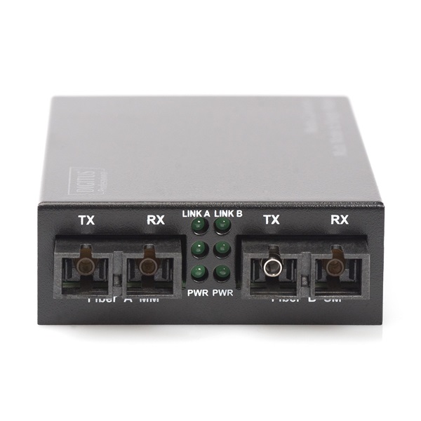 DIGITUS DN-82024 Fast Ethernet multimodusú/monomódusú 20km SC média konverter