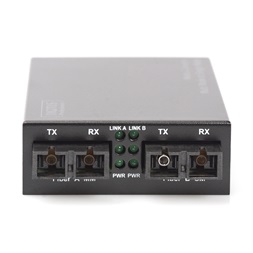 DIGITUS DN-82024 Fast Ethernet multimodusú/monomódusú 20km SC média konverter