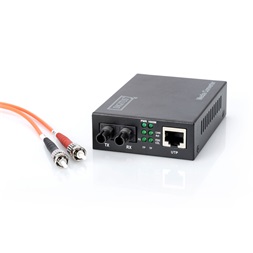 DIGITUS DN-82110-1 Gigabit 1x GbE Lan port 1x ST duplex média konverter
