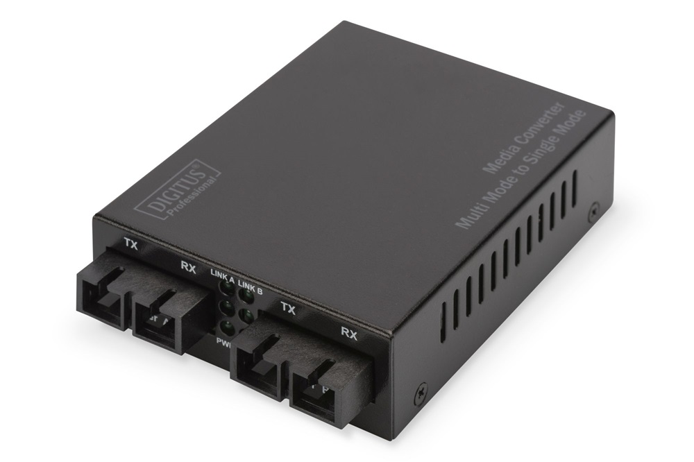 DIGITUS DN-82124 Gigabit multimodusú/monomódusú 20km SC média konverter