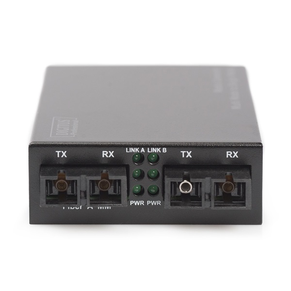 DIGITUS DN-82124 Gigabit multimodusú/monomódusú 20km SC média konverter