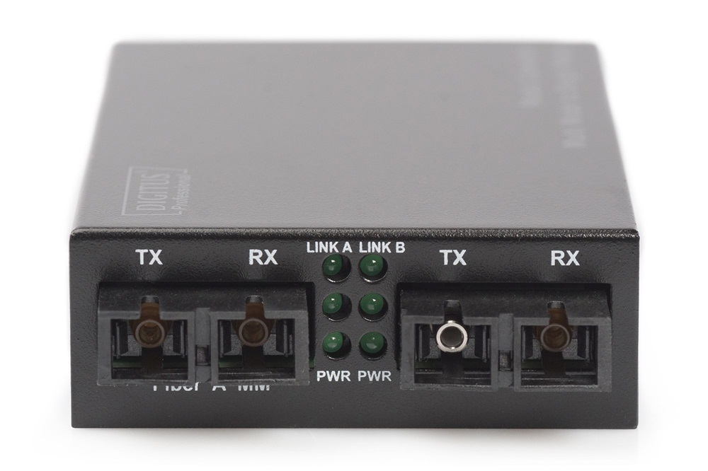 DIGITUS DN-82124 Gigabit multimodusú/monomódusú 20km SC média konverter