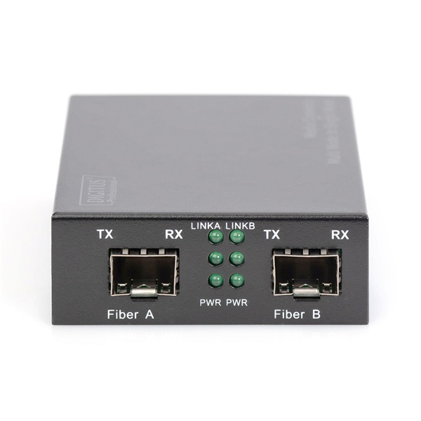 DIGITUS DN-82133 Gigabit multimodusú/monomódusú SFP modul nélküli média konverter