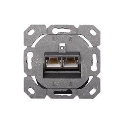 DIGITUS DN-9002-N Cat5E Modulo50 dupla falon kívüli aljzat 2xRJ45 árnyékolt csatlakozóval