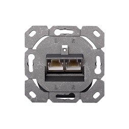 DIGITUS DN-9005-N Cat6 Modulo50 dupla süllyesztett aljzat 2xRJ45 árnyékolt csatlakozóval