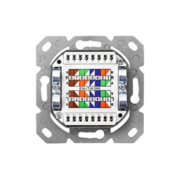 DIGITUS DN-9006-N Cat6 Modulo50 dupla falon kívüli aljzat 2xRJ45 árnyékolt csatlakozóval