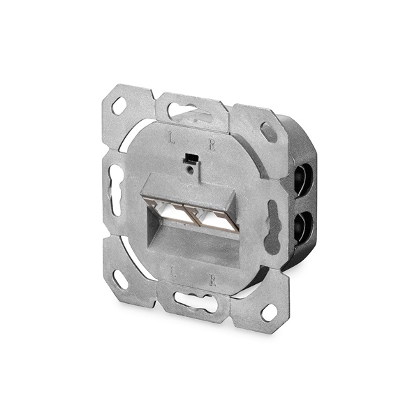 DIGITUS DN-9006-N Cat6 Modulo50 dupla falon kívüli aljzat 2xRJ45 árnyékolt csatlakozóval