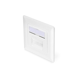 DIGITUS DN-9007-1 Cat6A Modulo50 dupla süllyesztett aljzat 2xRJ45 árnyékolt csatlakozóval