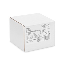 DIGITUS DN-9007-1 Cat6A Modulo50 dupla süllyesztett aljzat 2xRJ45 árnyékolt csatlakozóval
