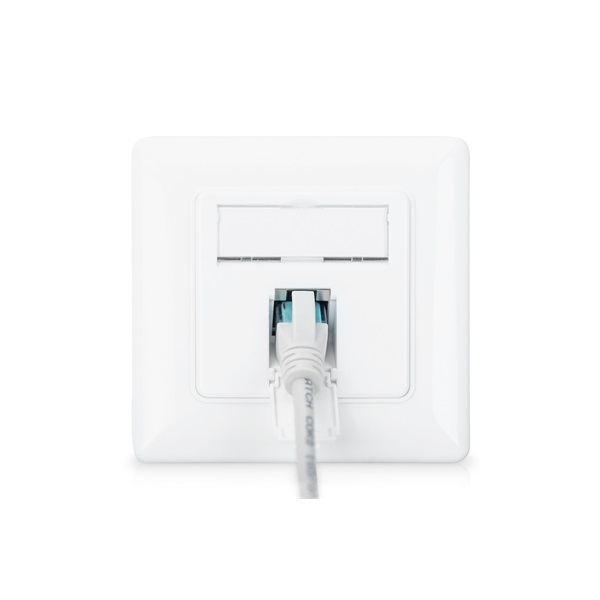 DIGITUS DN-9010/8-1 Cat6A Modulo50 dupla süllyesztett aljzat 1xRJ45 árnyékolt csatlakozóval