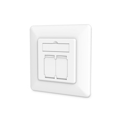 DIGITUS DN-9010/8-2 Cat6A Modulo50 dupla süllyesztett aljzat 2xRJ45 árnyékolt csatlakozóval