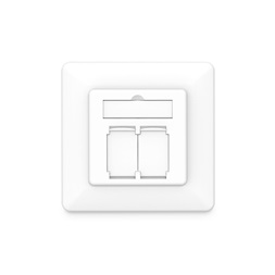 DIGITUS DN-9010/8-2 Cat6A Modulo50 dupla süllyesztett aljzat 2xRJ45 árnyékolt csatlakozóval