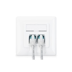 DIGITUS DN-9010/8-2 Cat6A Modulo50 dupla süllyesztett aljzat 2xRJ45 árnyékolt csatlakozóval