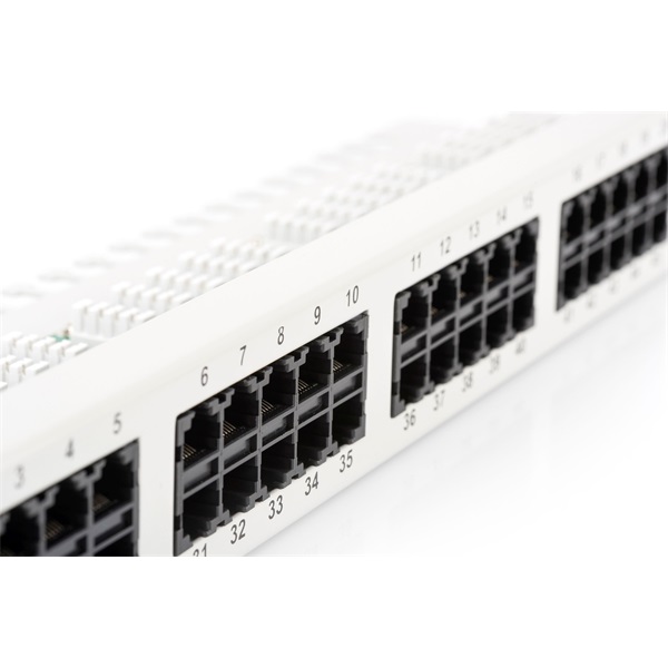 DIGITUS DN-91350-1 50port 19" 1U CAT3 ISDN árnyékolatlan Patch Panel