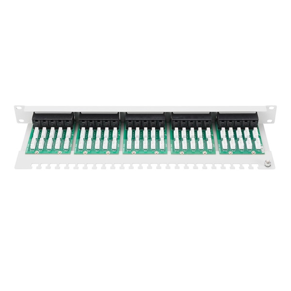 DIGITUS DN-91350-1 50port 19" 1U CAT3 ISDN árnyékolatlan Patch Panel