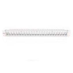 DIGITUS DN-91410-LF 24port 19" 1U  moduláris szürke árnyékolt Patch Panel