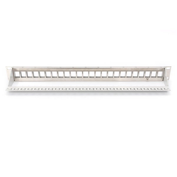 DIGITUS DN-91410-LF 24port 19" 1U  moduláris szürke árnyékolt Patch Panel