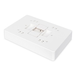 DIGITUS DN-931091 4 szálas 2x SC SX  2x LC DX optikai FTTH üres elosztó doboz