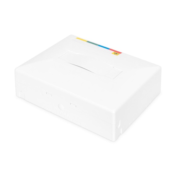 DIGITUS DN-931094 8 szálas 4x SC/APC SX 4x LC DX IP45 DIN/fali optikai FTTX/FTTH elosztó doboz toldóval
