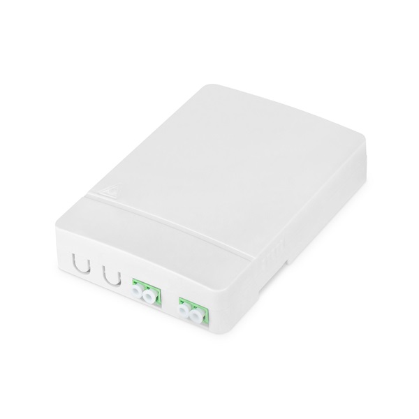 DIGITUS DN-931096 4 szálas 2x LC/APC DX fali optikai FTTX/FTTH elosztó doboz toldóval