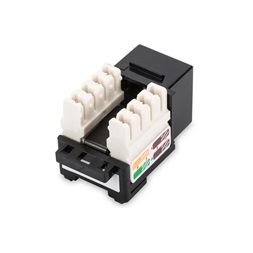 DIGITUS DN-93501 CAT5e árnyékolatlan LSA fekete Keystone Jack