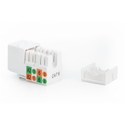 DIGITUS DN-93601 CAT6 árnyékolatlan LSA fekete Keystone Jack