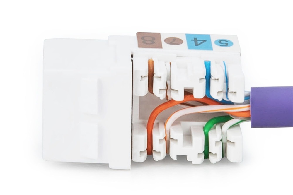 DIGITUS DN-93601 Cat.6 árnyékolatlan LSA fekete Keystone Jack