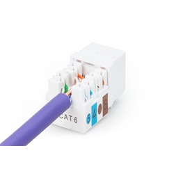 DIGITUS DN-93601 CAT6 árnyékolatlan LSA fekete Keystone Jack