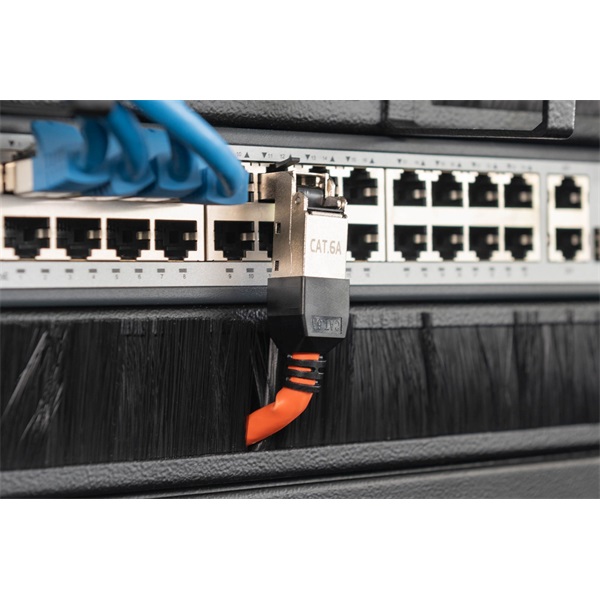 DIGITUS DN-93636 Szerszám nélkül közvetlenül szerelhető árnyékolt hajlítható dugó Cat6A kábelekhez