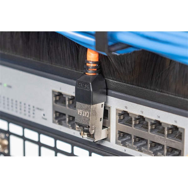 DIGITUS DN-93636 Szerszám nélkül közvetlenül szerelhető árnyékolt hajlítható dugó Cat6A kábelekhez