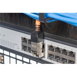 DIGITUS DN-93636 Szerszám nélkül közvetlenül szerelhető árnyékolt hajlítható dugó Cat6A kábelekhez