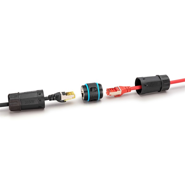 DIGITUS DN-93638 CAT6A IP68 kültéri RJ45 toldó