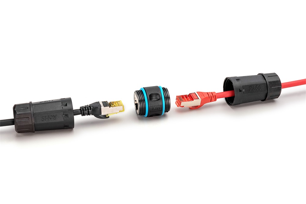 DIGITUS DN-93905-OD CAT6A IP68 kültéri RJ45 toldó
