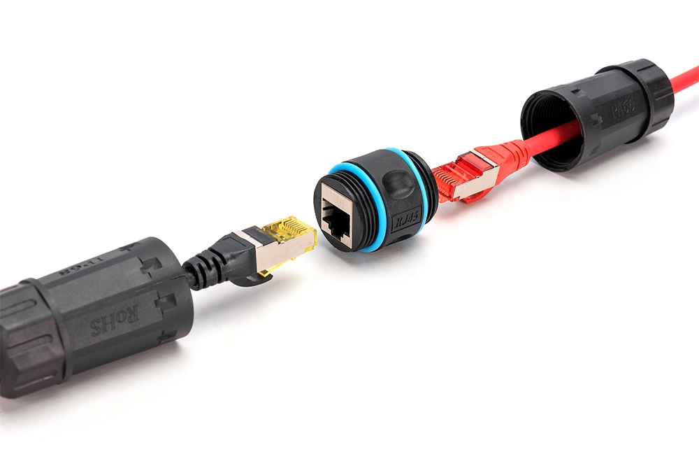 DIGITUS DN-93905-OD CAT6A IP68 kültéri RJ45 toldó
