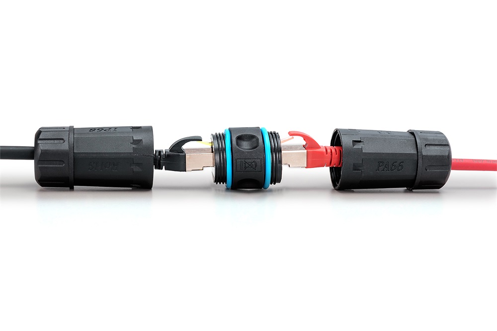 DIGITUS DN-93905-OD CAT6A IP68 kültéri RJ45 toldó
