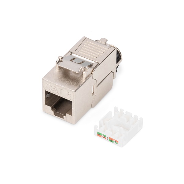 DIGITUS DN-93816 CAT8.1 árnyékolt szerszám nélkül szerelhető Keystone Jack