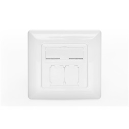 DIGITUS DN-93831 80x80 előlap 2 portos multimédia/keystone modulokhoz